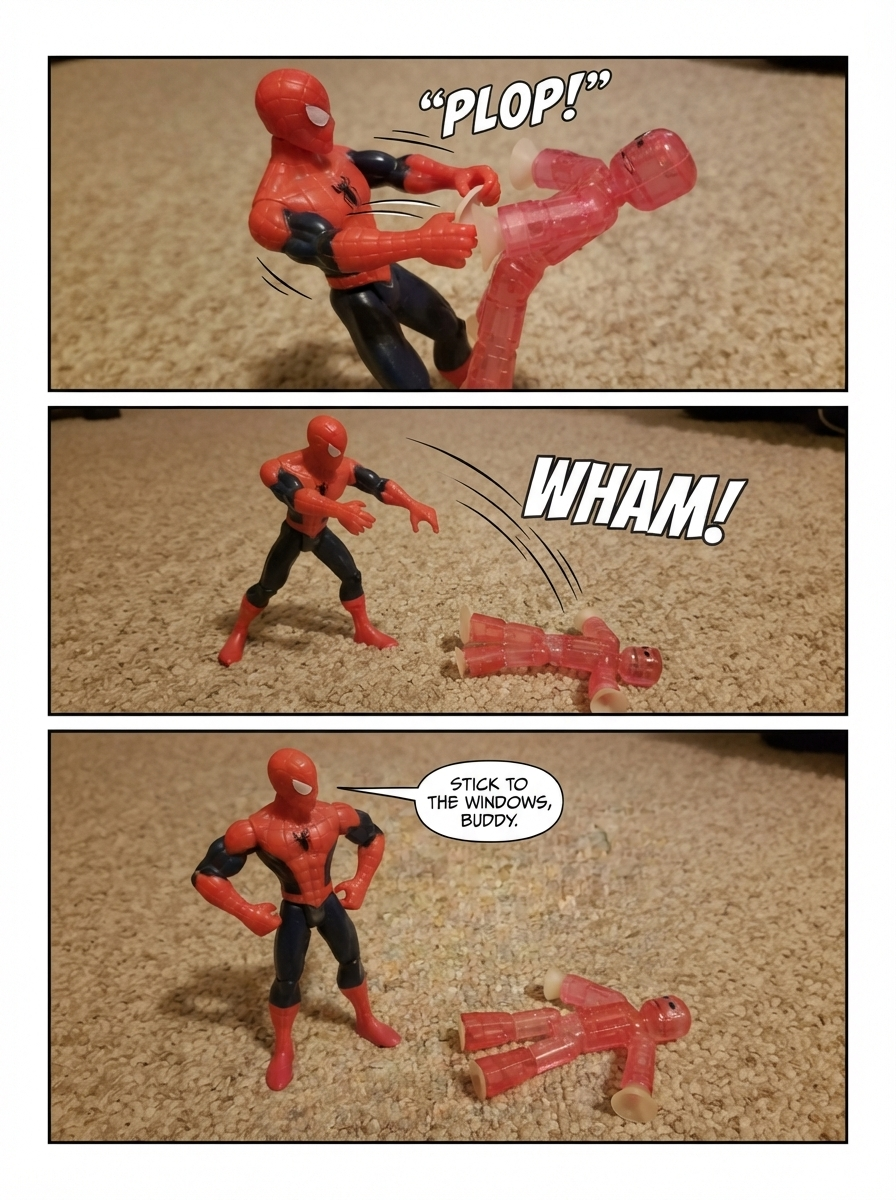 Spiderman fights Red (page 4 of 4)
