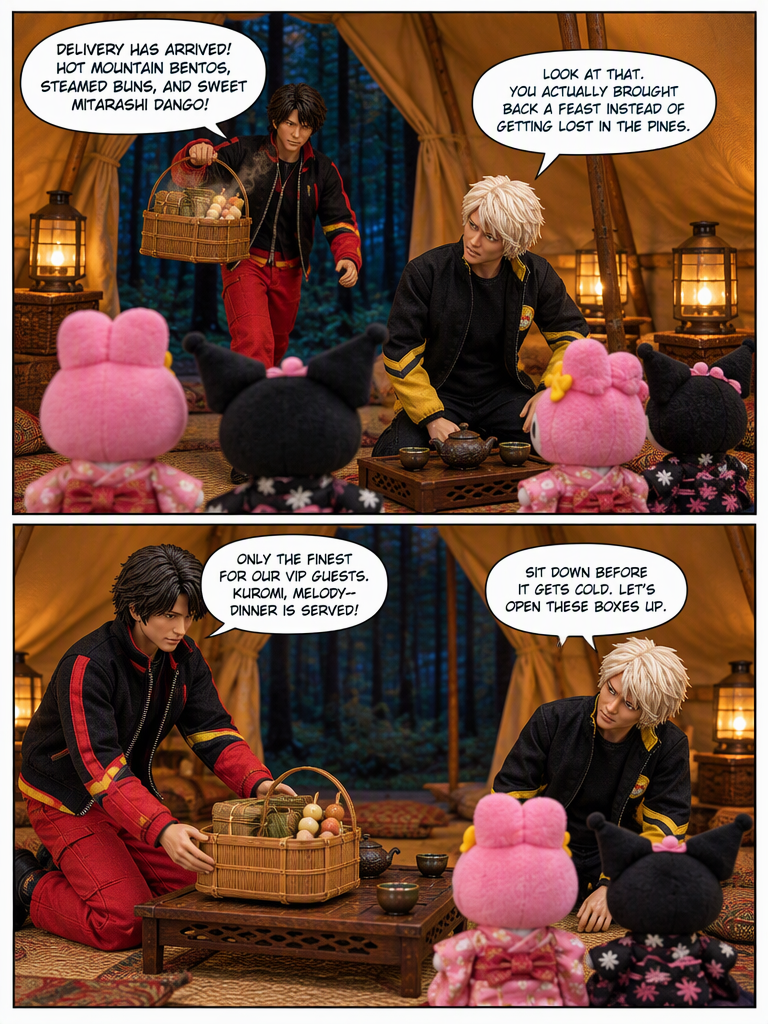 An Evening Feast in the Glamping Haven (page 3 of 4)