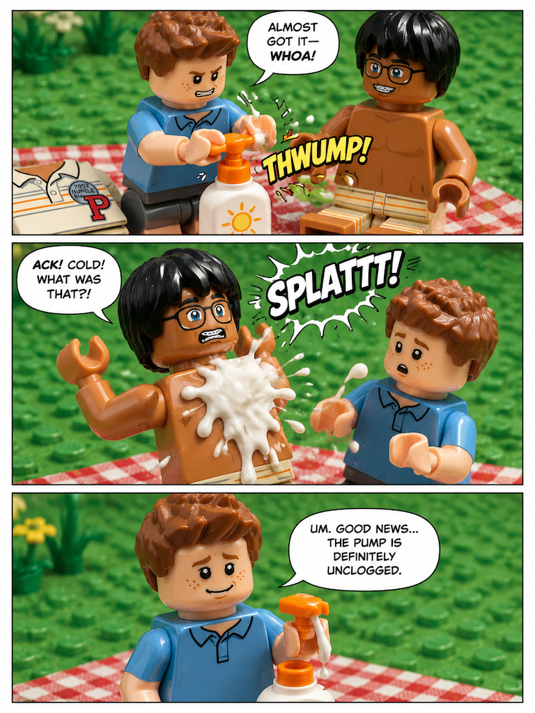 Sunscreen Mishap (page 3 of 4)