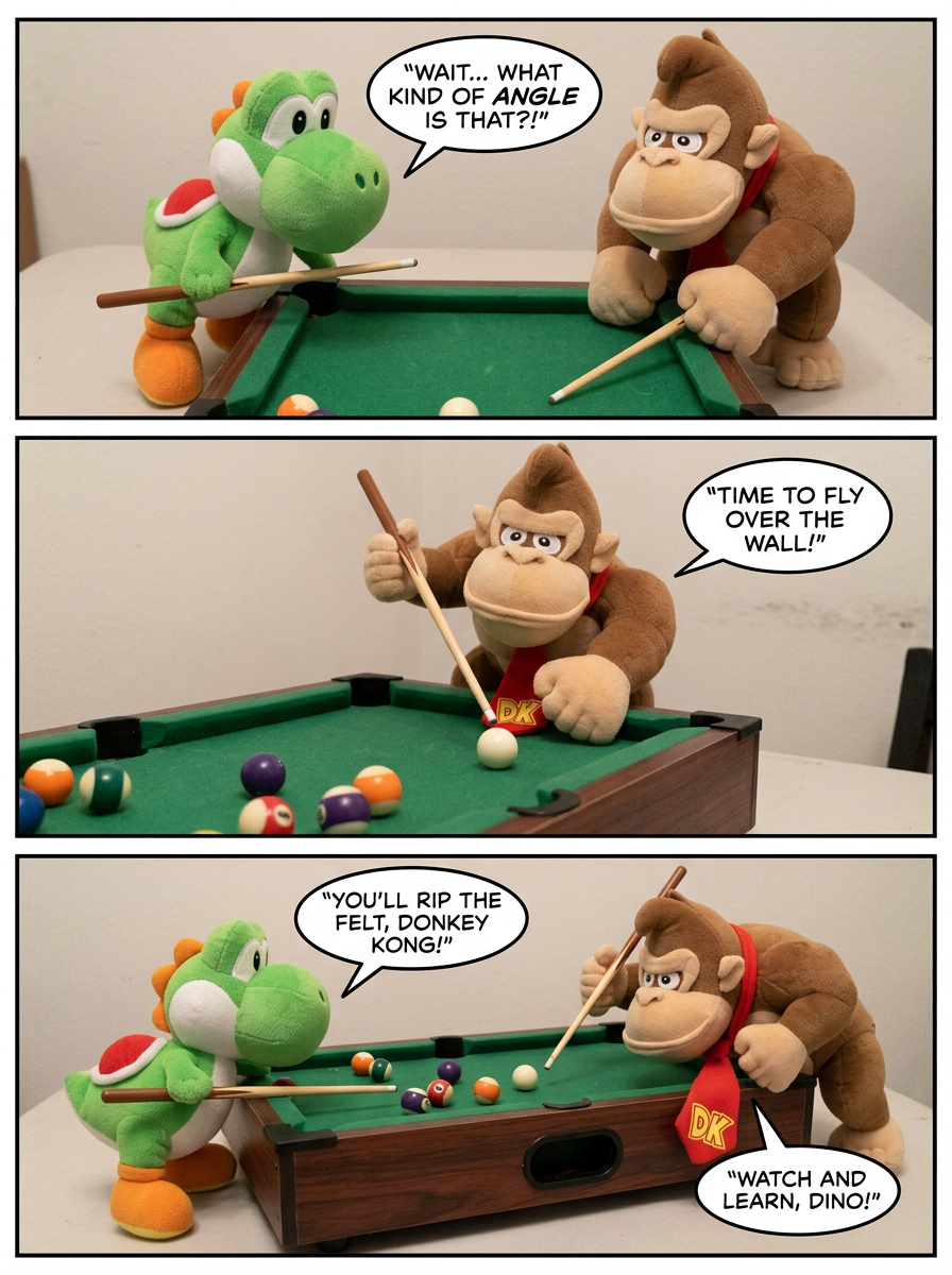 Donkey Kong Playing Pool (page 2 of 4)