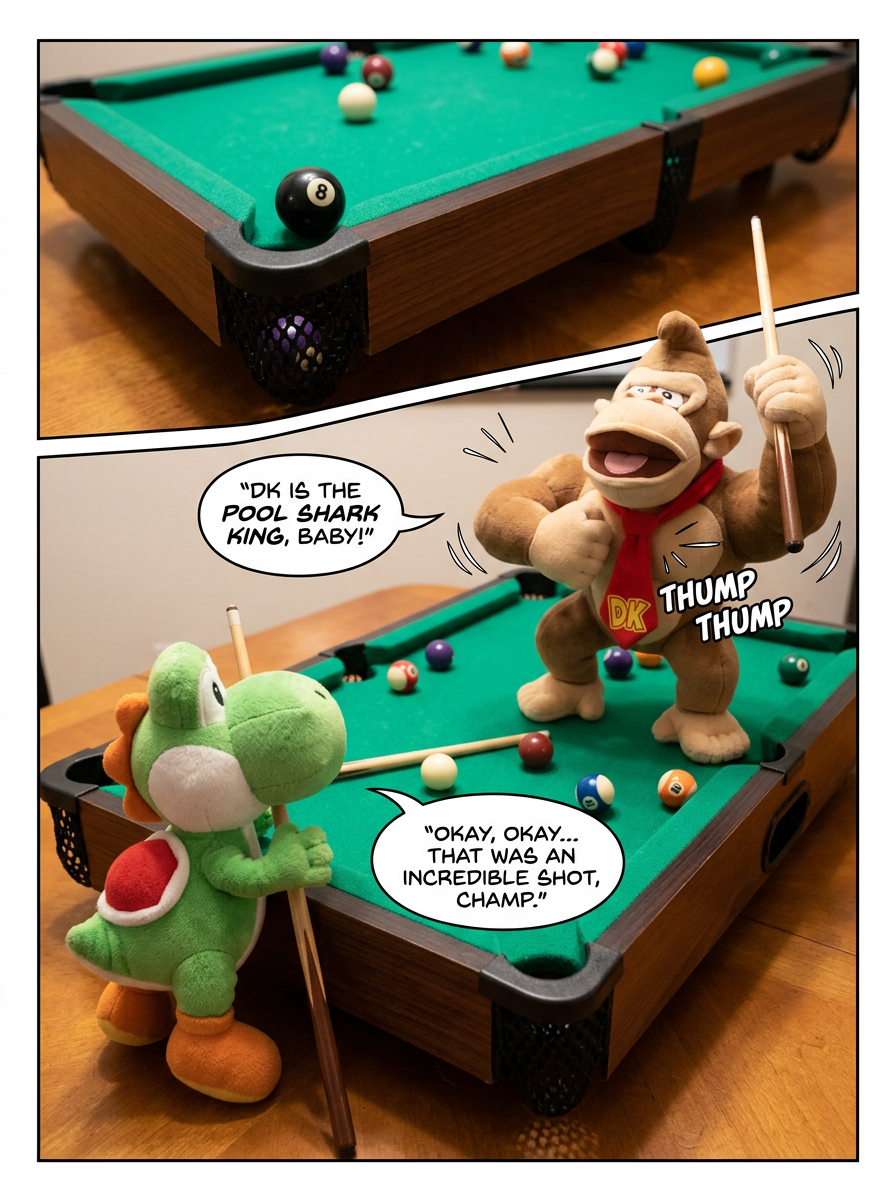 Donkey Kong Playing Pool (page 4 of 4)