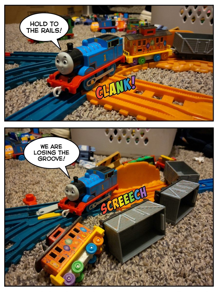 Derailment on the Living Room Floor (page 2 of 4)