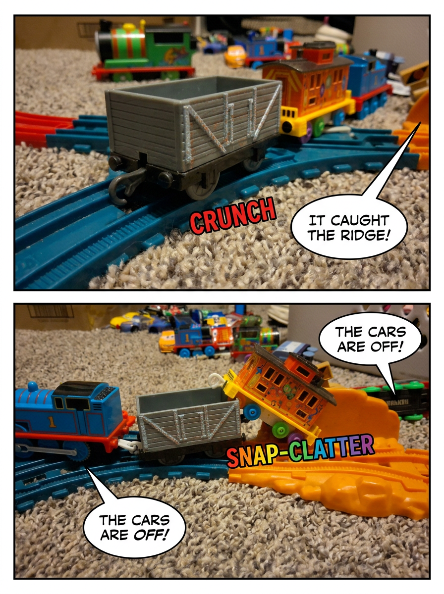 Derailment on the Living Room Floor (page 3 of 4)
