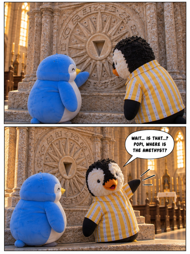 Three Penguin Siblings: The Sunstone Lock (page 2 of 4)