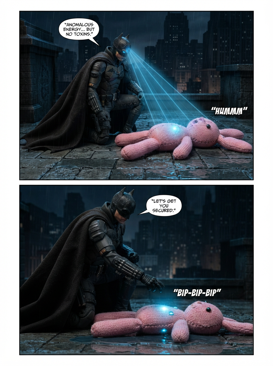 Hase the bunny got magiced into a plush toy (page 2 of 4)