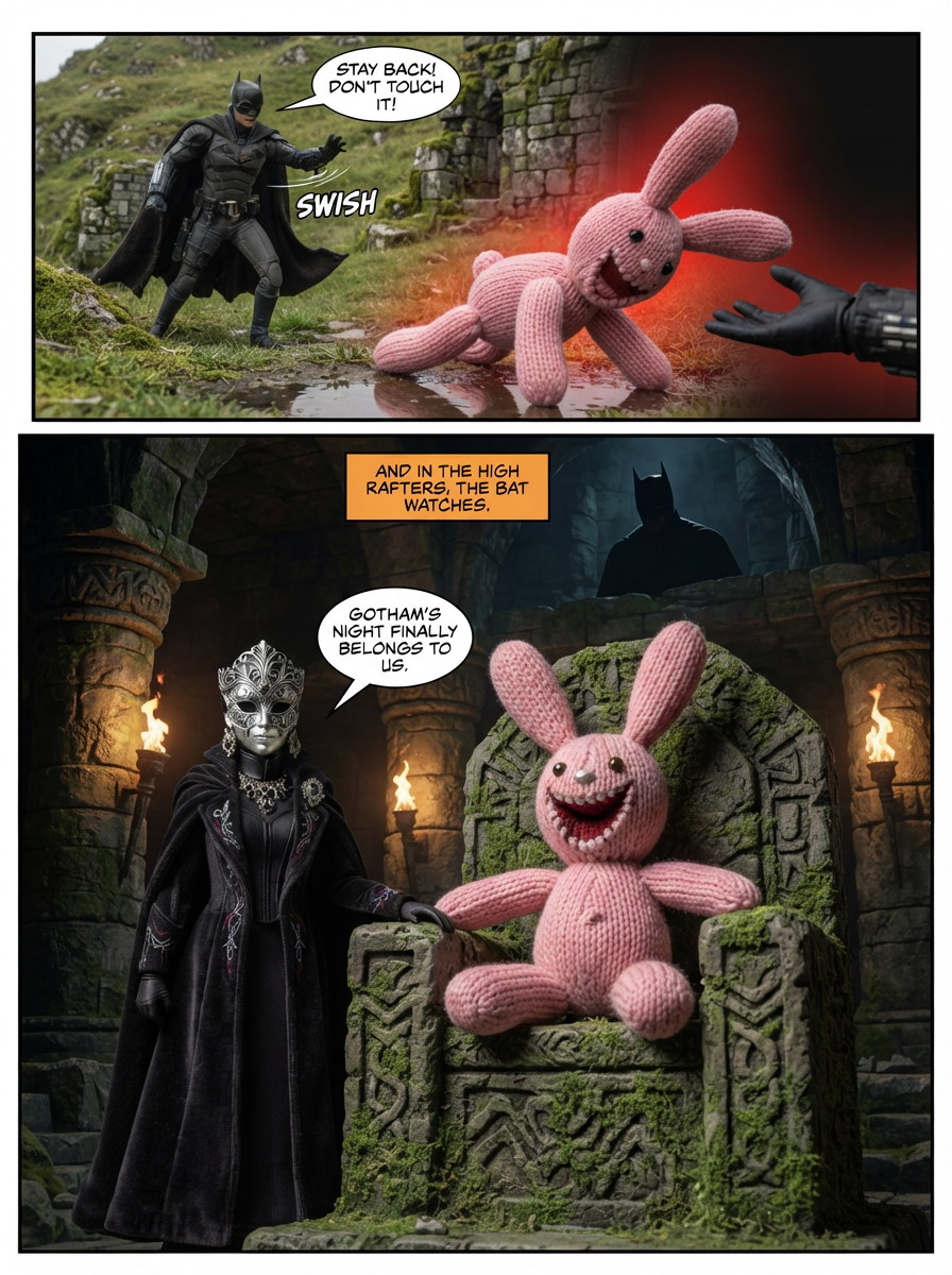 Hase the bunny got magiced into a plush toy (page 4 of 4)