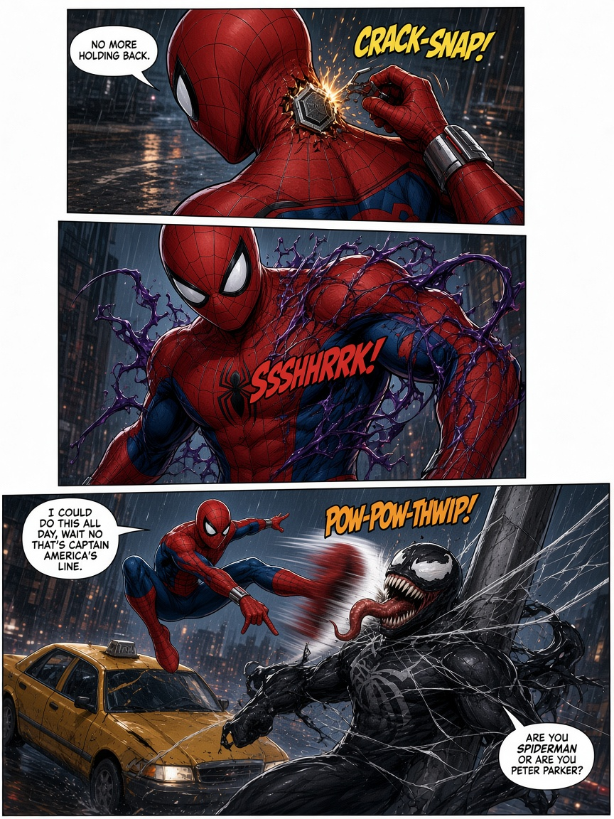Spiderman: Can't go back comic series (page 2 of 4)