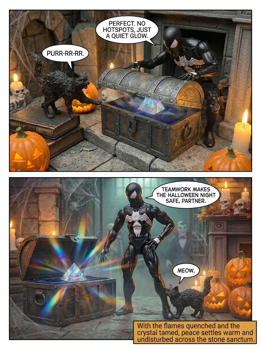 🕸 Spider-Man 🕷 Prismatic Embers  💬 Comic Story part 6 - end (page 4 of 4)