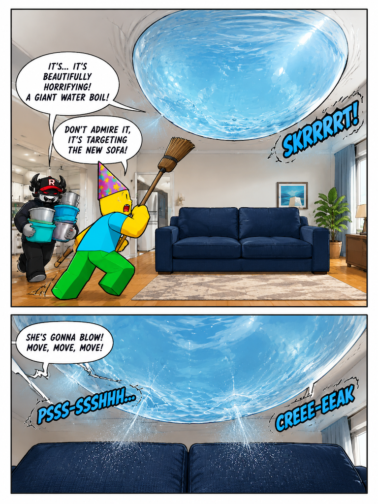 Ceiling Breach and Sudden Affection (page 2 of 12)