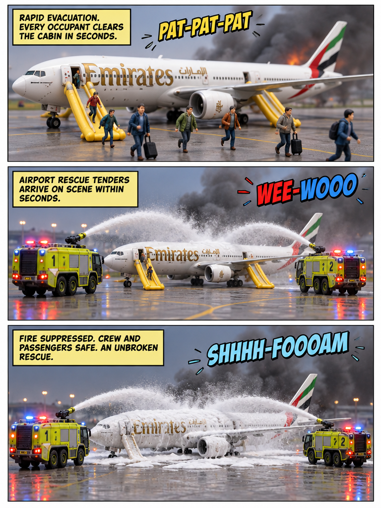 Flight 521 Belly Landing and Evacuation (page 4 of 4)
