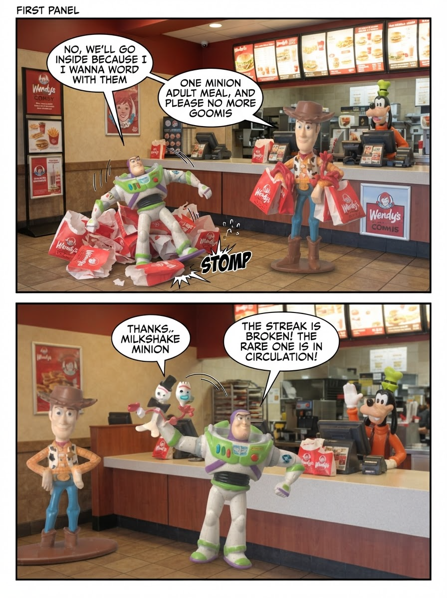 The Goomi Wendy's Adult Meal Curse (Part 1 The Comic) (page 3 of 4)