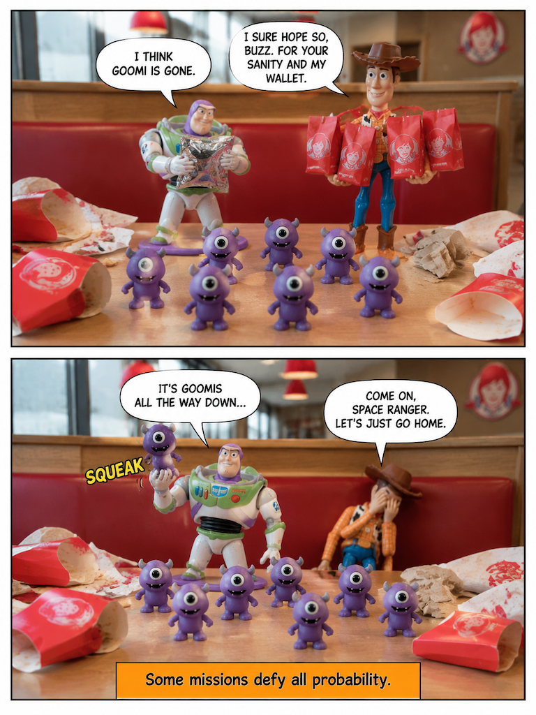 The Goomi Wendy's Adult Meal Curse (Part 1 The Comic) (page 4 of 4)