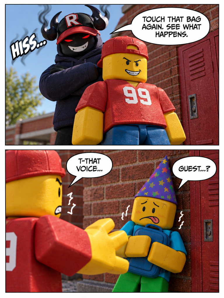 Schoolyard Gossip and the Protector (page 2 of 4)