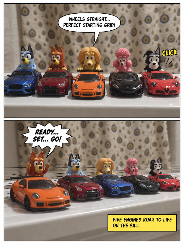 The ultimate race with Bluey and her friends (page 2 of 4)