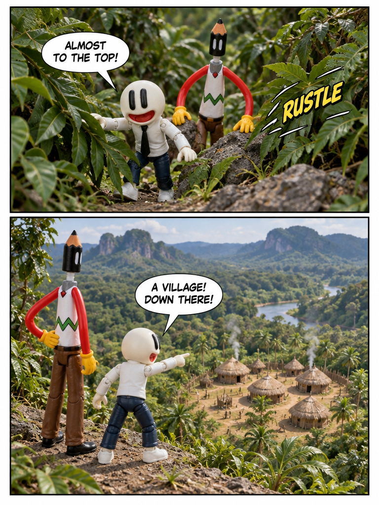 Mr pencil and Edmund on the Strange Shore (page 2 of 4)