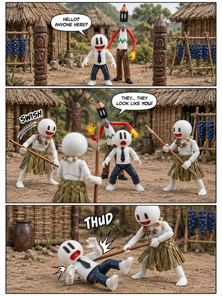 Mr pencil and Edmund on the Strange Shore (page 3 of 4)