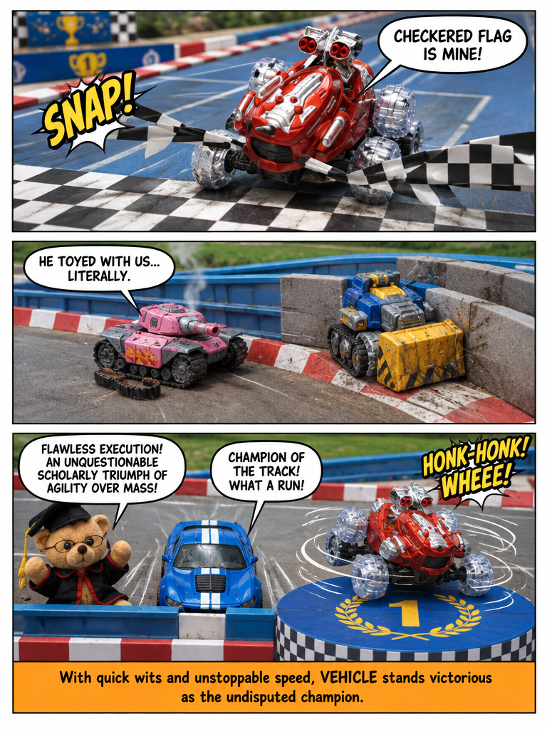 The Grand Toy Prince Part 3: Flaming Tank Wheels (page 4 of 4)