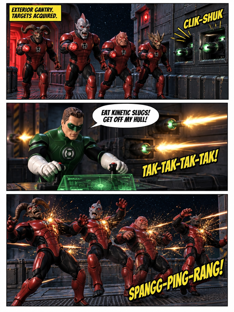 Green Lantern - Breach Point Defense - Comic Story ; part 10 (page 2 of 4)