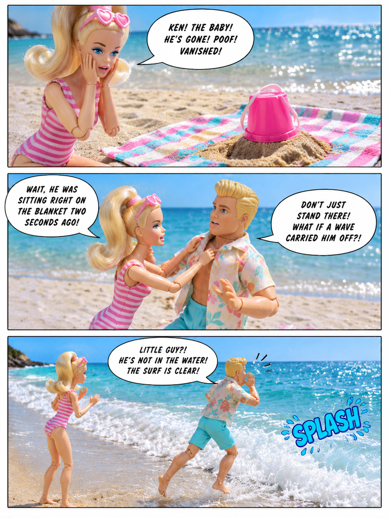 Beach Day Bedtime Runaway (page 2 of 4)
