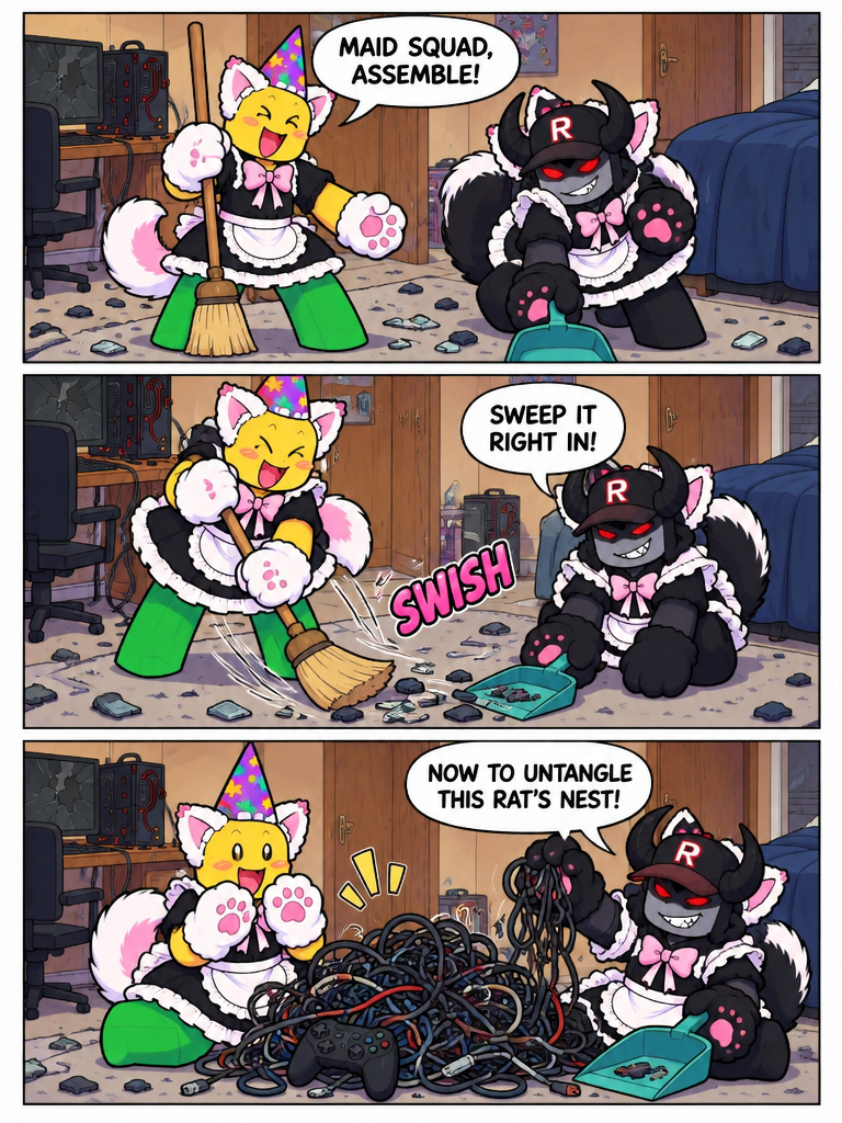 Maid Duty Duo (page 2 of 4)