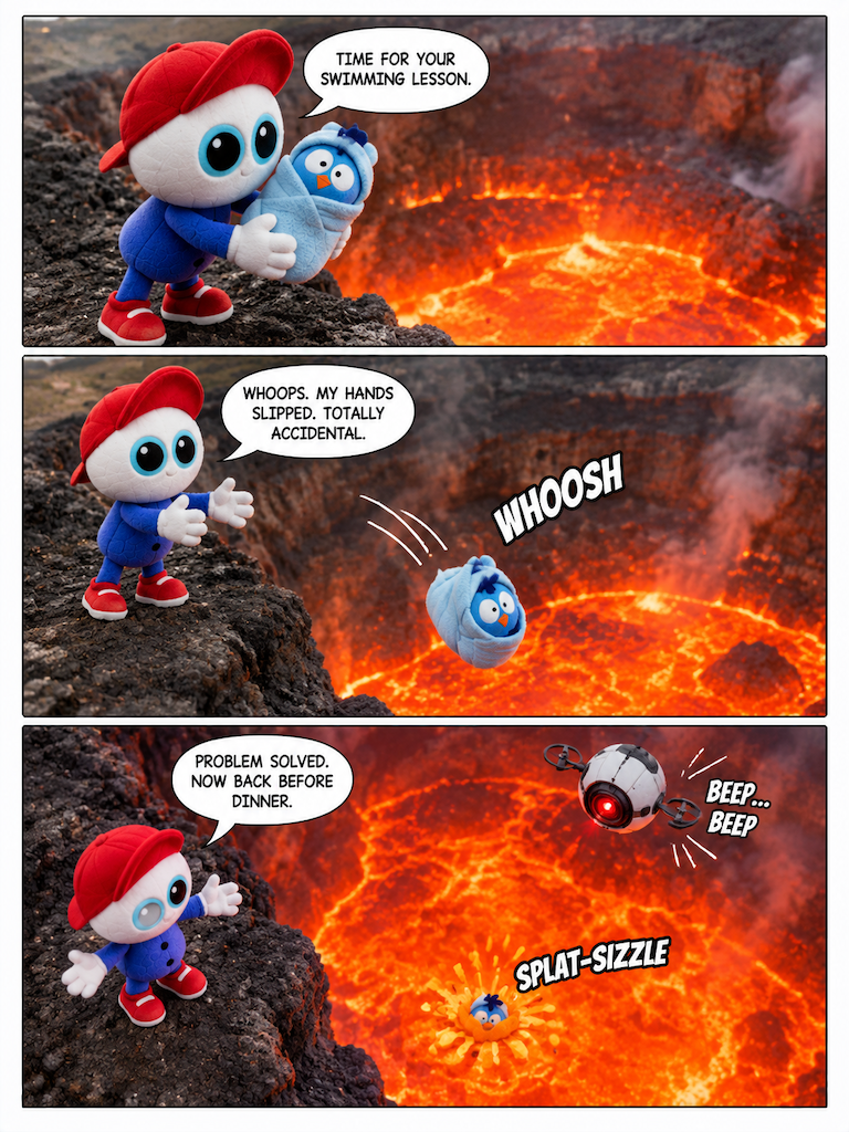 The Volcano Daycare Alibi (page 2 of 4)