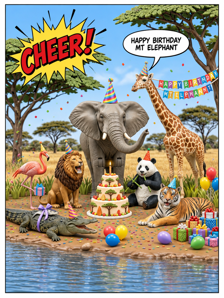 Elephant's Birthday Surprise (page 3 of 4)