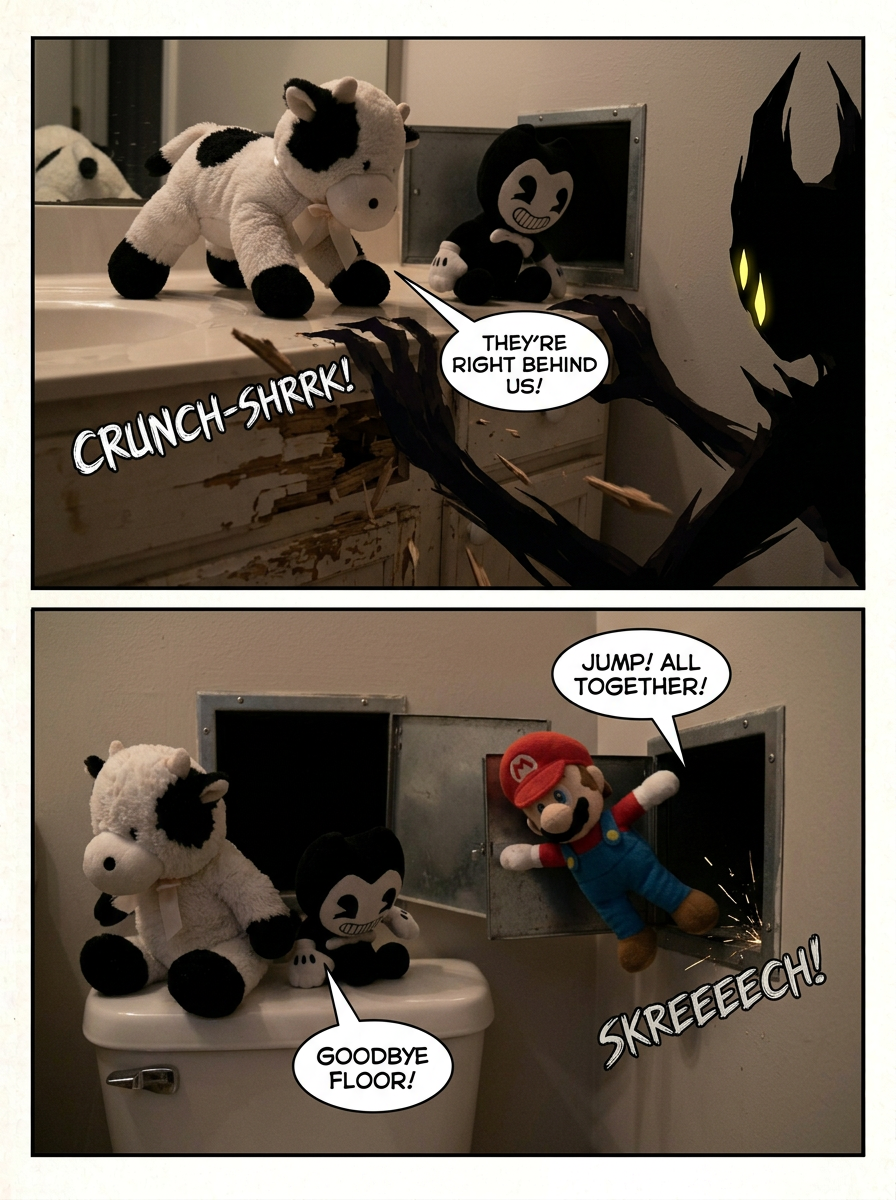 Down the Chute (part five of don’t run) (page 2 of 4)