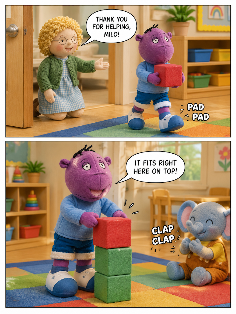 Milo's First Step Inside (page 3 of 4)