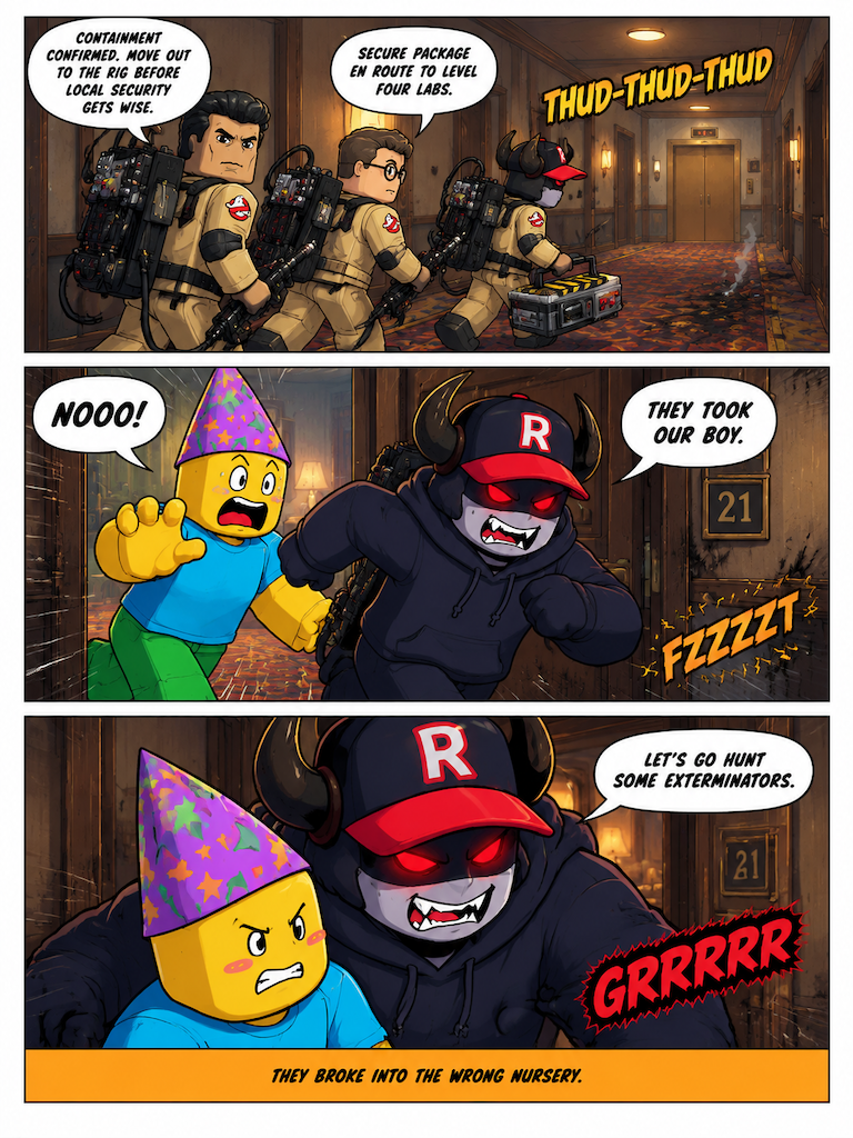 Busted Baby ghostbusters (page 4 of 8)