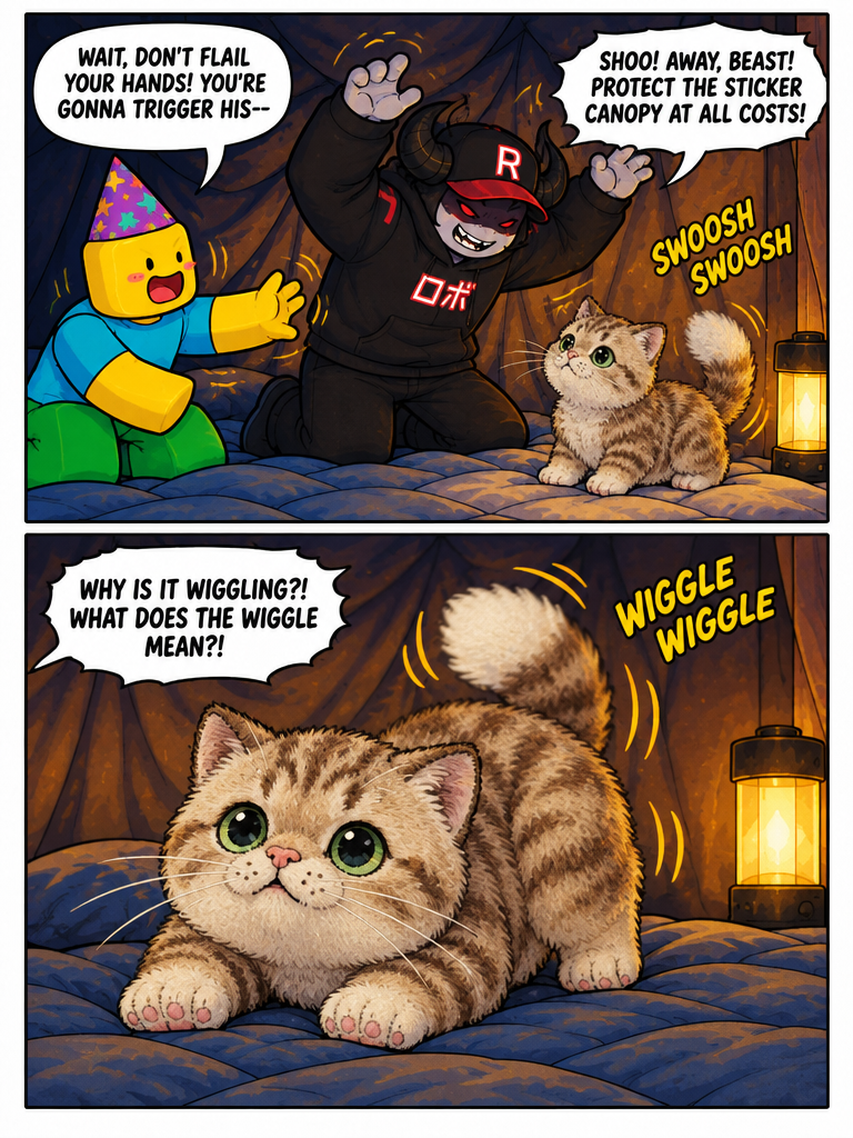 Night Intruder in the Blanket Fort (page 2 of 4)