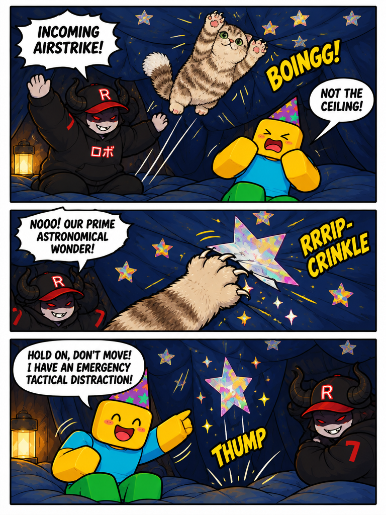 Night Intruder in the Blanket Fort (page 3 of 4)