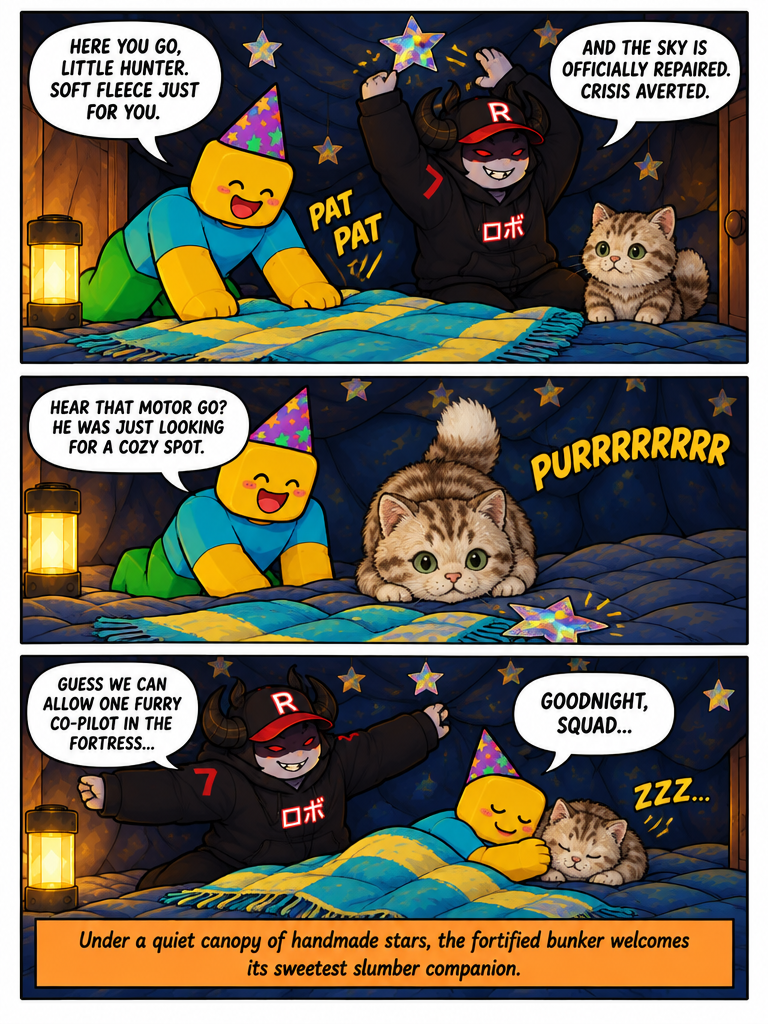Night Intruder in the Blanket Fort (page 4 of 4)