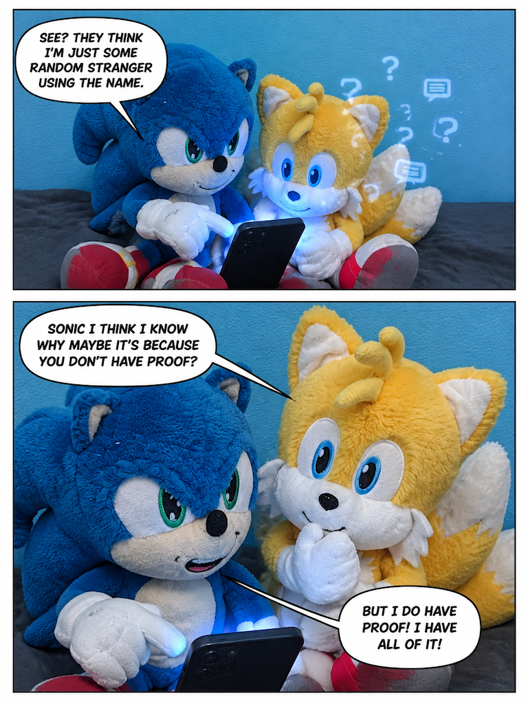 PROOF THAT I AM SONIC THE GAMER (page 2 of 4)