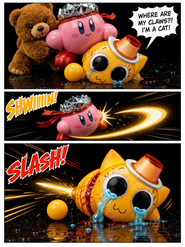Custard Cat Meets the Mirror (page 3 of 4)