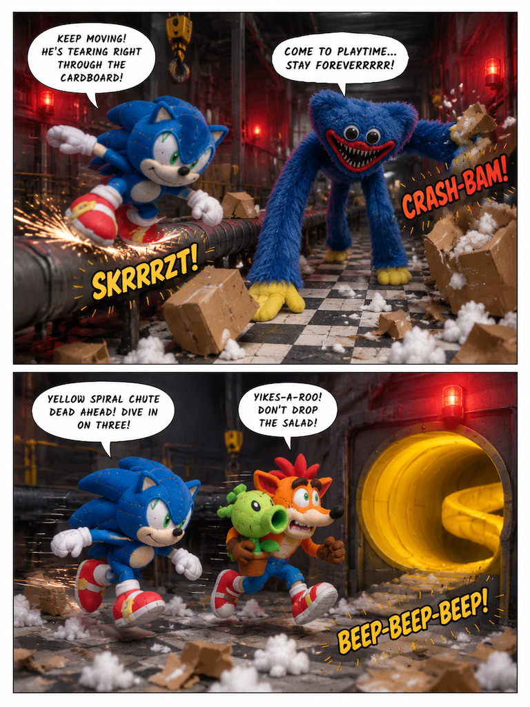 Escape from the Playtime Factory (page 2 of 4)