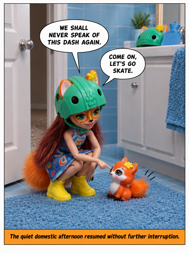 False Alarm in the Blue Bathroom (page 4 of 8)