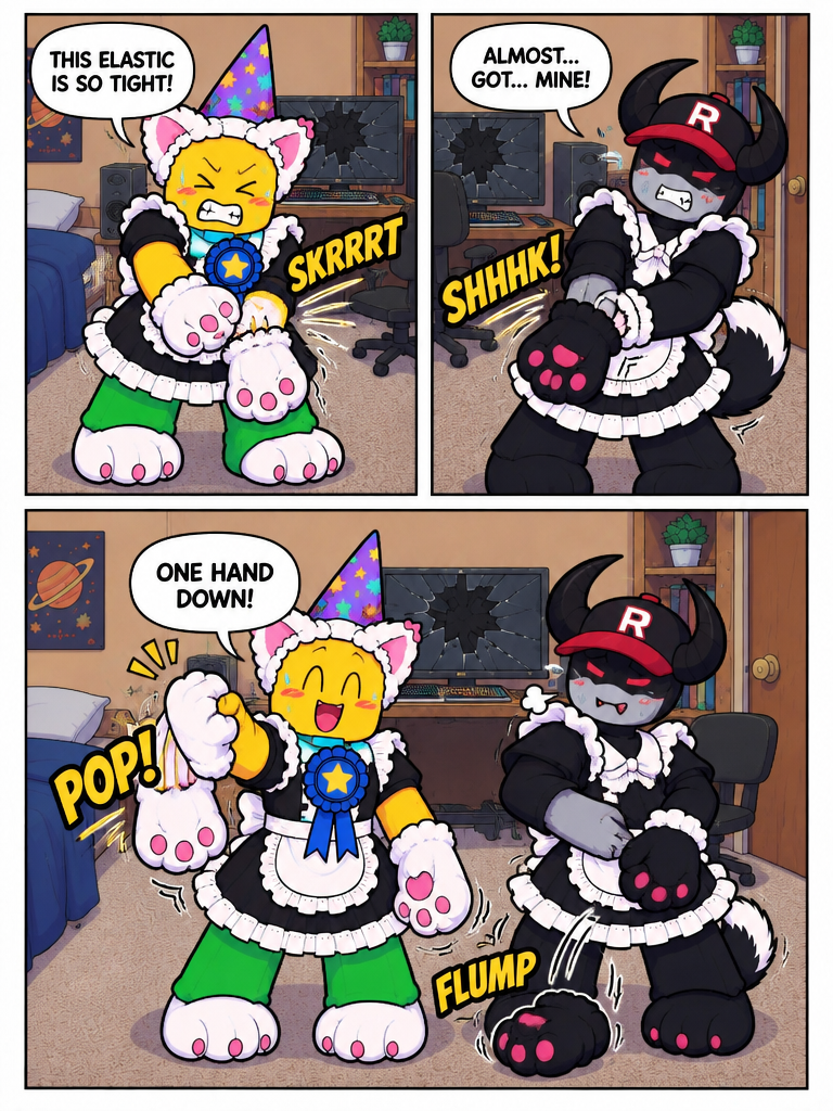 Taking Off the Costume Inside (page 2 of 4)