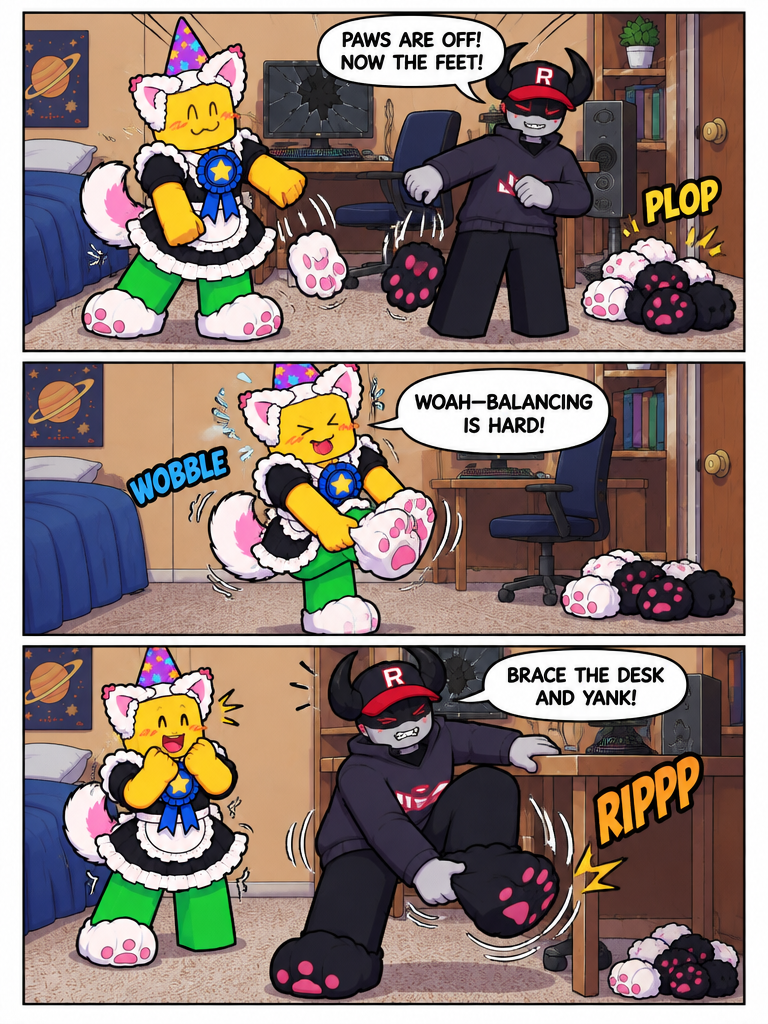 Taking Off the Costume Inside (page 3 of 4)