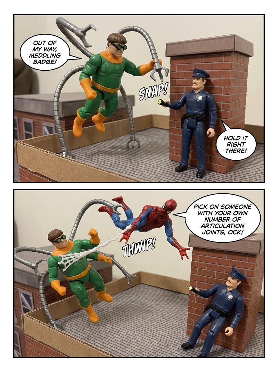 spider man and Dr octopus (page 2 of 4)