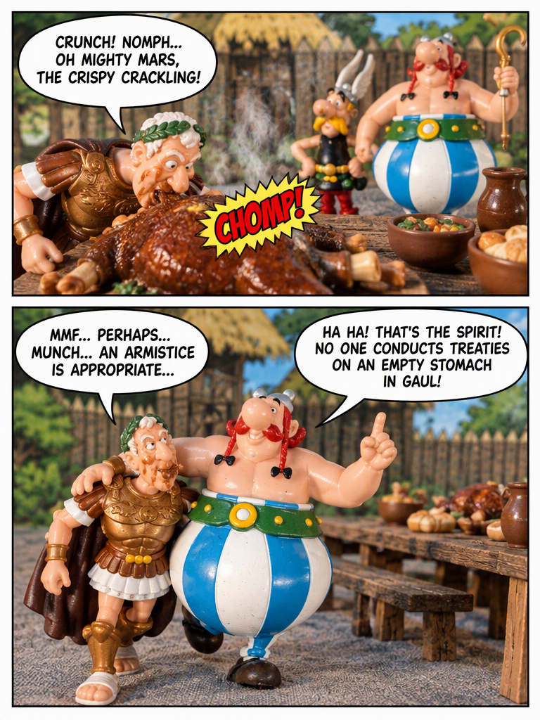 🗡 Asterix & Obelix 🪨 A Carving Compromise 💬 Comic p2 (page 3 of 4)