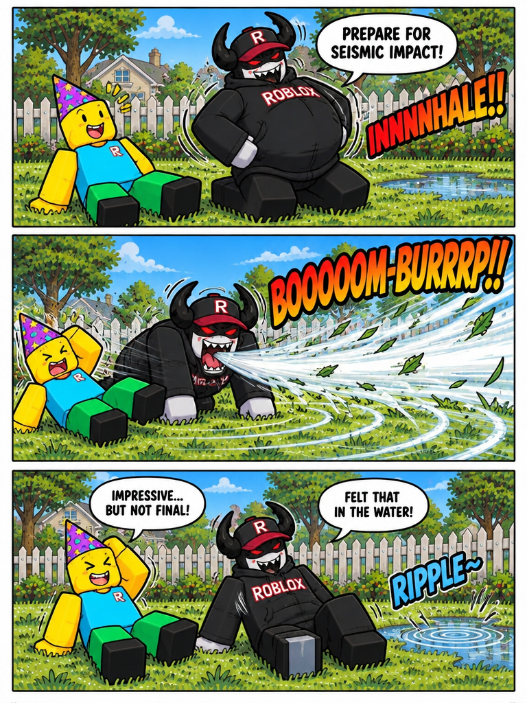 The Great Lawn Belching Duel (page 3 of 4)