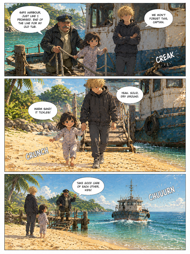Ferry to the Green Shore (page 3 of 4)