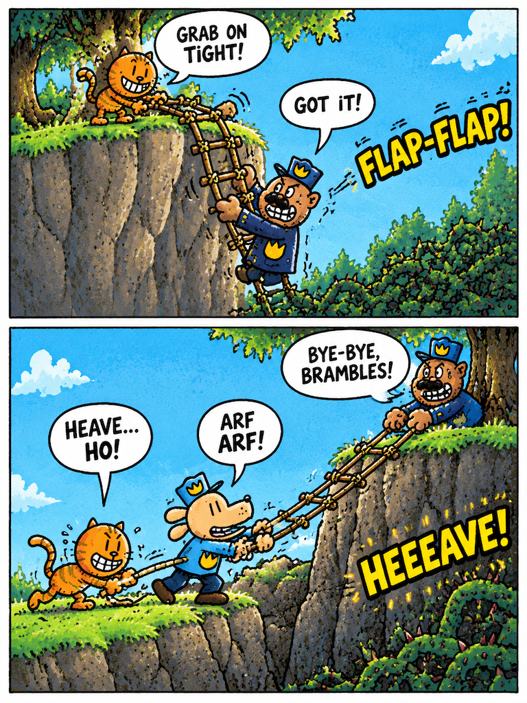The Great Cliff Climb (page 3 of 4)