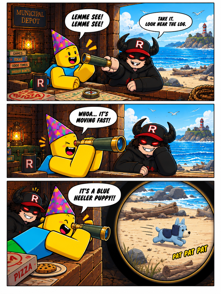A Spot of Bluey on the Horizon (page 2 of 4)
