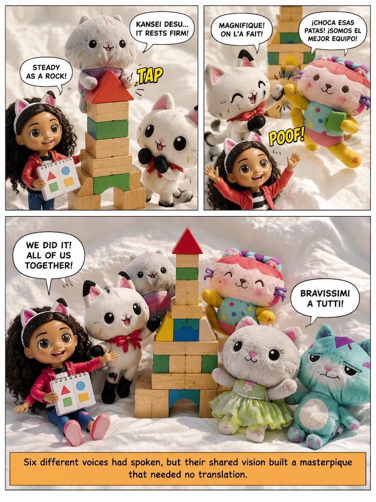 The Gabby Cats Talk Different Languages (page 4 of 4)