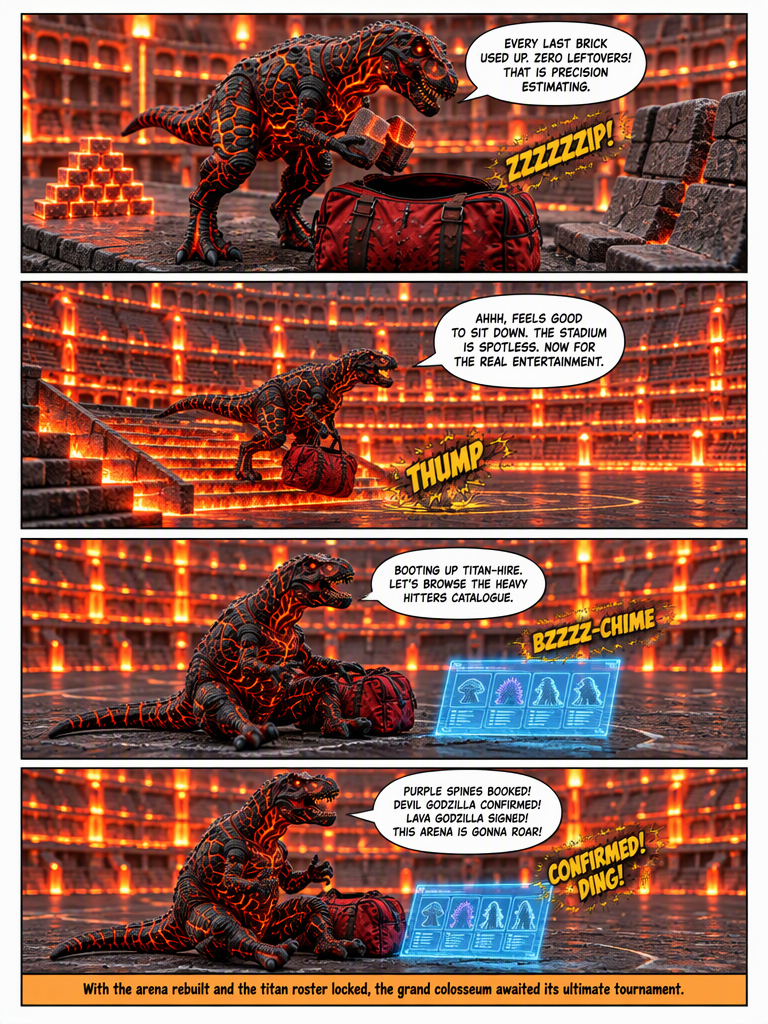 Finally done now just need a hire godzillas. (page 4 of 4)