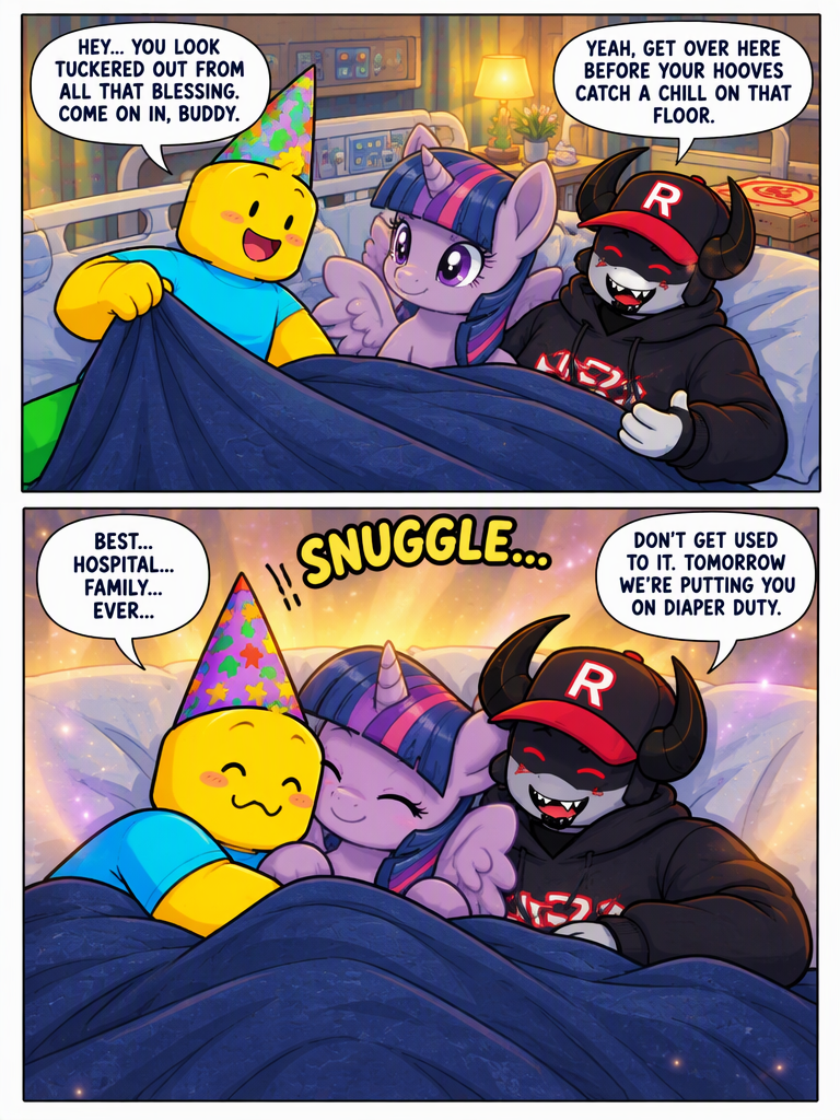 A Sudden Friendship Hug (page 3 of 4)