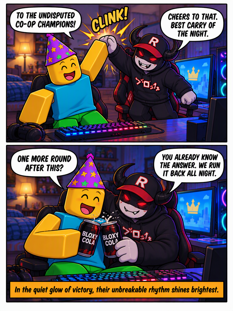 Victory Screen Together (page 4 of 4)