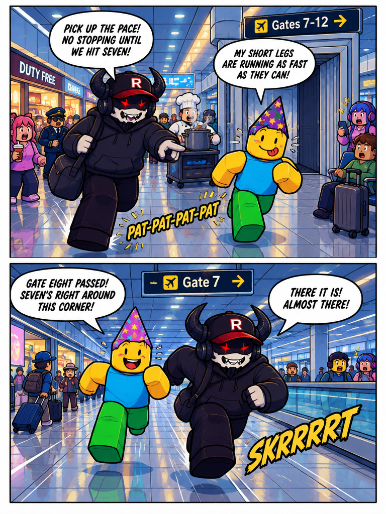 Dash to Gate 7 (page 3 of 4)