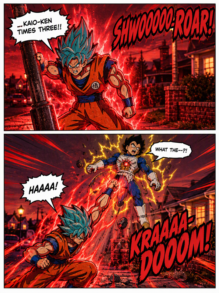 Episode 2: Power of Kaioken: Goku vs Vegeta (page 3 of 4)